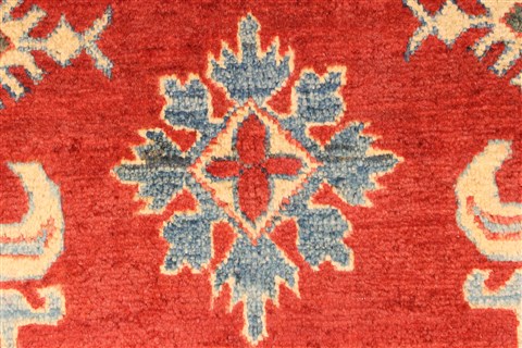 Kazak Red Hand Knotted 38 X 59 Area Rug 250-28698 Image 3