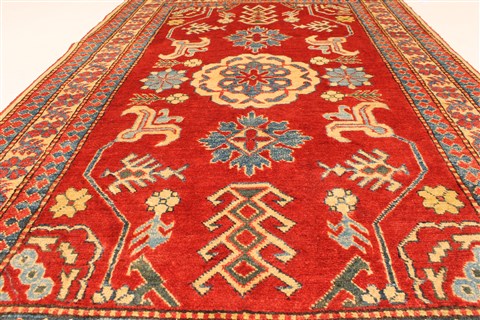 Kazak Red Hand Knotted 38 X 59 Area Rug 250-28698 Image 5