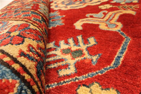 Kazak Red Hand Knotted 38 X 59 Area Rug 250-28698 Image 8