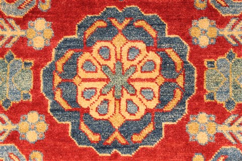 Kazak Red Hand Knotted 39 X 54 Area Rug 250-28699 Image 2