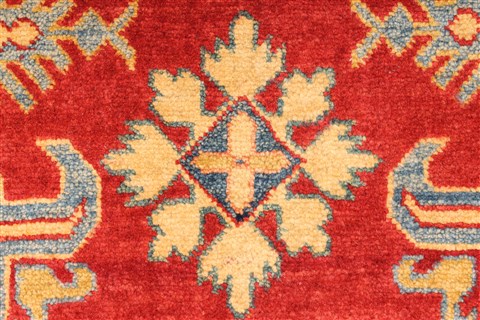 Kazak Red Hand Knotted 39 X 54 Area Rug 250-28699 Image 3