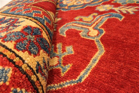 Kazak Red Hand Knotted 39 X 54 Area Rug 250-28699 Image 8