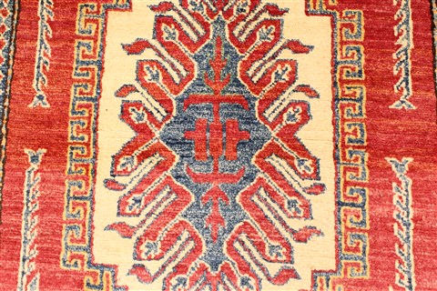 Kazak Red Hand Knotted 40 X 58 Area Rug 250-28700 Image 2