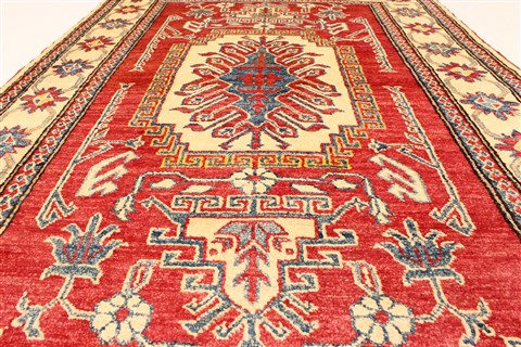 Kazak Red Hand Knotted 40 X 58 Area Rug 250-28700 Image 5