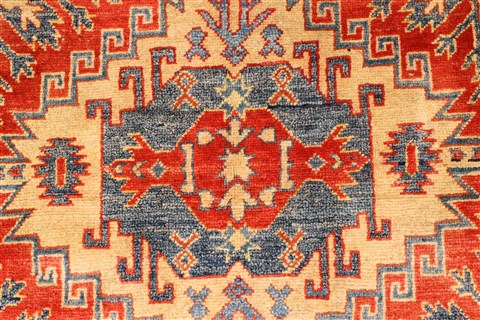 Kazak Blue Hand Knotted 310 X 68 Area Rug 250-28702 Image 2