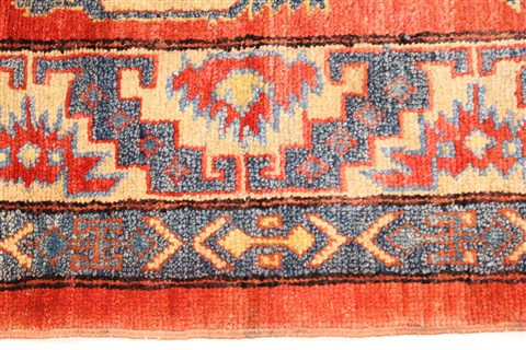 Kazak Blue Hand Knotted 310 X 68 Area Rug 250-28702 Image 4
