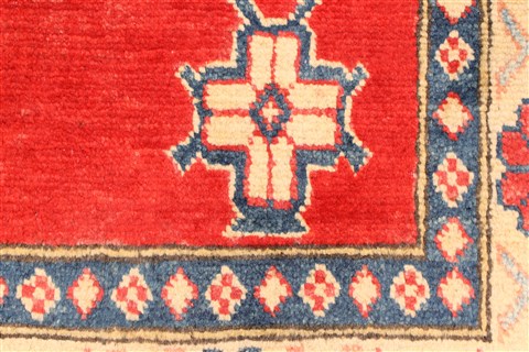 Kazak Red Hand Knotted 40 X 61 Area Rug 250-28703 Image 10