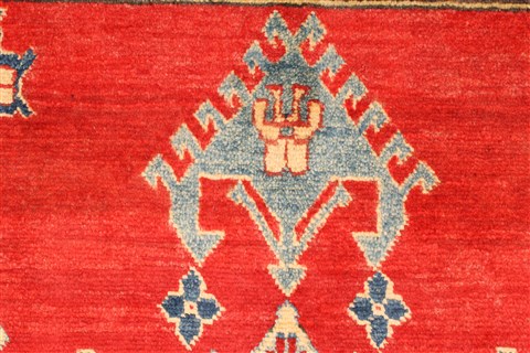 Kazak Red Hand Knotted 40 X 61 Area Rug 250-28703 Image 11