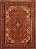 Tabriz Brown Hand Knotted 82 X 105 Area Rug 100-28705 Thumb 0