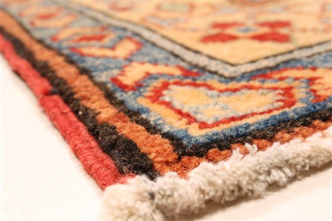 Kazak Blue Runner Hand Knotted 211 X 193 Area Rug 250-28706 Image 11