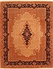 Tabriz Red Hand Knotted 711 X 102  Area Rug 100-28707 Thumb 0