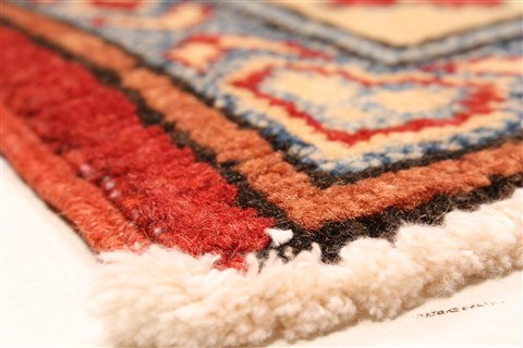 Kazak Red Runner Hand Knotted 211 X 195 Area Rug 250-28708 Image 12