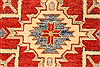 Kazak Red Runner Hand Knotted 211 X 195  Area Rug 250-28708 Thumb 3