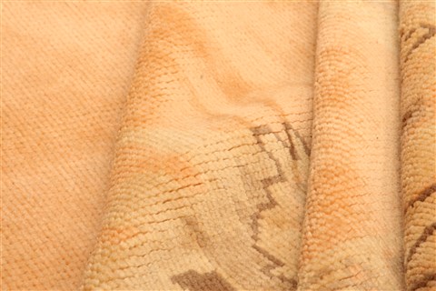 Oushak Orange Hand Knotted 83 X 123 Area Rug 100-28712 Image 2