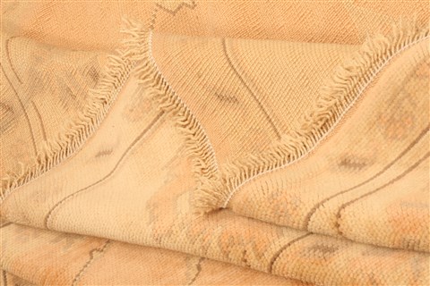 Oushak Orange Hand Knotted 83 X 123 Area Rug 100-28712 Image 3