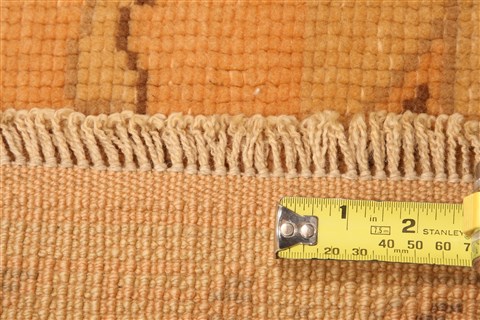 Oushak Orange Hand Knotted 83 X 123 Area Rug 100-28712 Image 5