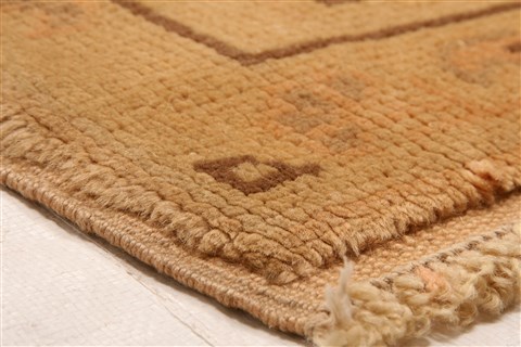 Oushak Orange Hand Knotted 83 X 123 Area Rug 100-28712 Image 6