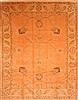 Oushak Orange Hand Knotted 83 X 123  Area Rug 100-28712 Thumb 0