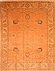 Oushak Orange Hand Knotted 83 X 123 Area Rug 100-28712 Thumb 0