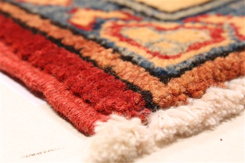Kazak Red Runner Hand Knotted 211 X 193 Area Rug 250-28714 Image 11