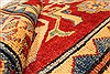 Kazak Red Runner Hand Knotted 211 X 193  Area Rug 250-28714 Thumb 8