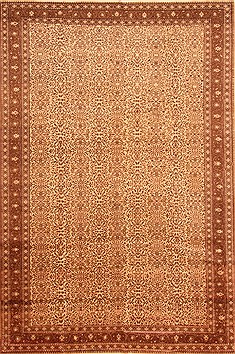 Kayseri Beige Hand Knotted 7'5" X 11'0"  Area Rug 100-28715