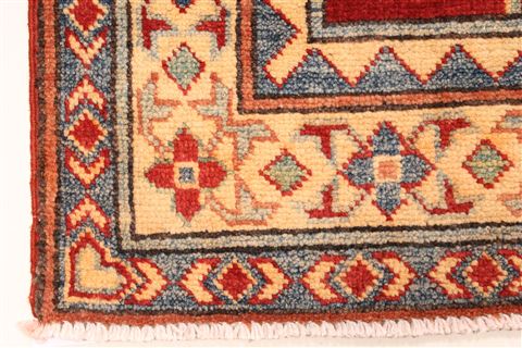 Kazak Blue Runner Hand Knotted 211 X 1810 Area Rug 250-28716 Image 1