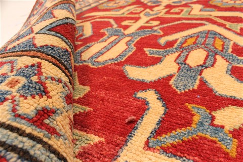 Kazak Red Runner Hand Knotted 29 X 189 Area Rug 250-28719 Image 7