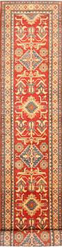 Pakistani Kazak Red Runner 16 to 20 ft Wool Carpet 28719