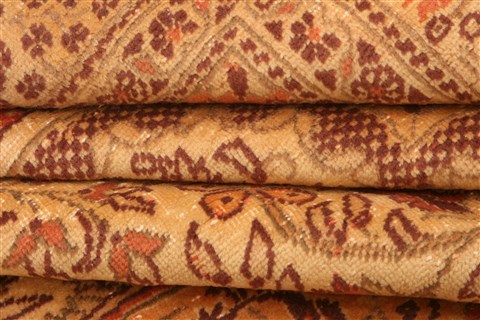 Kayseri Yellow Hand Knotted 80 X 120 Area Rug 100-28720 Image 3