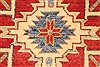 Kazak Red Runner Hand Knotted 211 X 189 Area Rug 250-28721 Thumb 3