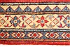 Kazak Red Runner Hand Knotted 211 X 189 Area Rug 250-28721 Thumb 4