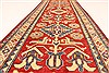 Kazak Red Runner Hand Knotted 211 X 189  Area Rug 250-28721 Thumb 5