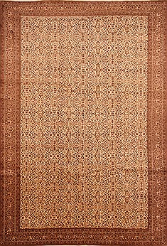 Kayseri Beige Hand Knotted 8'2" X 12'1"  Area Rug 100-28722