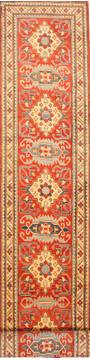 Pakistani Kazak Red Runner 16 to 20 ft Wool Carpet 28725