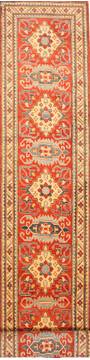 Pakistani Kazak Red Runner 16 to 20 ft Wool Carpet 28725