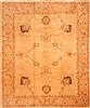 Oushak Beige Hand Knotted 85 X 103  Area Rug 100-28727 Thumb 0