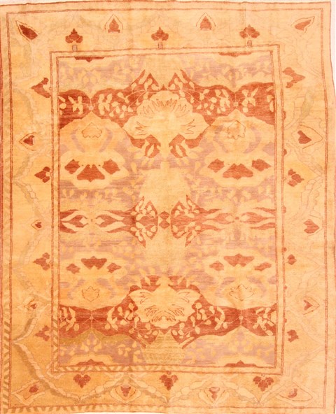 Oushak Beige Hand Knotted 78 X 95 Area Rug 100-28732 Image 0