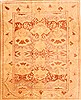 Oushak Beige Hand Knotted 78 X 95  Area Rug 100-28732 Thumb 0