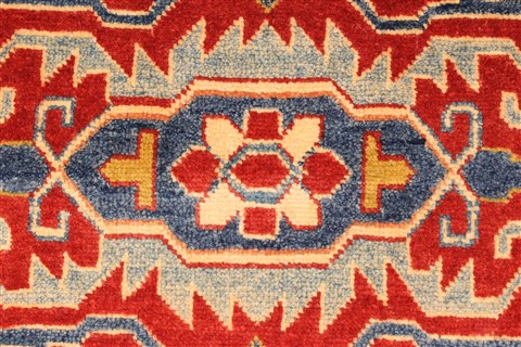 Kazak Red Runner Hand Knotted 28 X 184 Area Rug 250-28738 Image 5