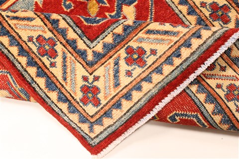 Kazak Red Runner Hand Knotted 28 X 184 Area Rug 250-28738 Image 8