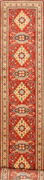 Pakistani Kazak Red Runner 16 to 20 ft Wool Carpet 28738