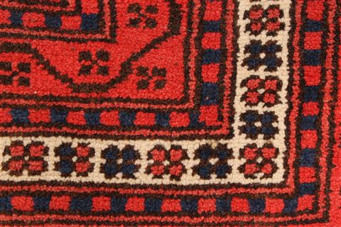 Turkman Blue Hand Knotted 37 X 60 Area Rug 250-28740 Image 11