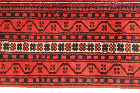 Turkman Blue Hand Knotted 37 X 60 Area Rug 250-28740 Image 4