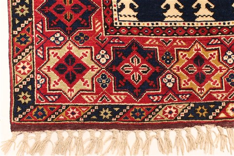 Khan Mohammadi Blue Hand Knotted 311 X 61 Area Rug 250-28741 Image 1