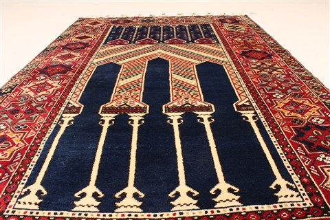 Khan Mohammadi Blue Hand Knotted 311 X 61 Area Rug 250-28741 Image 5