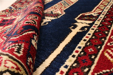 Khan Mohammadi Blue Hand Knotted 311 X 61 Area Rug 250-28741 Image 8