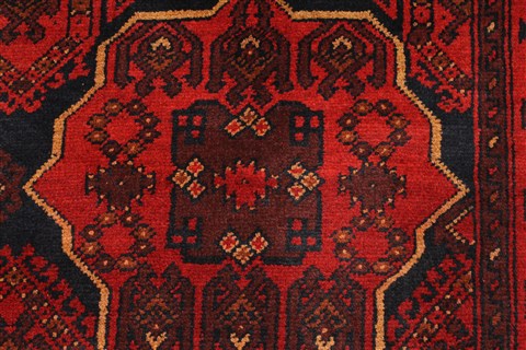 Turkman Blue Hand Knotted 42 X 63 Area Rug 250-28746 Image 10