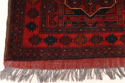 Turkman Blue Hand Knotted 42 X 63 Area Rug 250-28746 Image 1