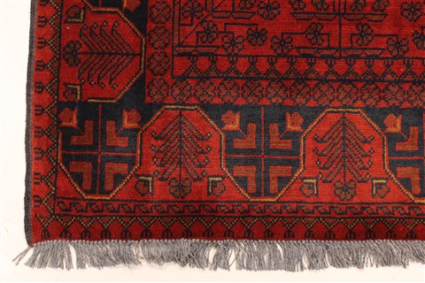 Khan Mohammadi Blue Hand Knotted 43 X 63 Area Rug 250-28747 Image 1